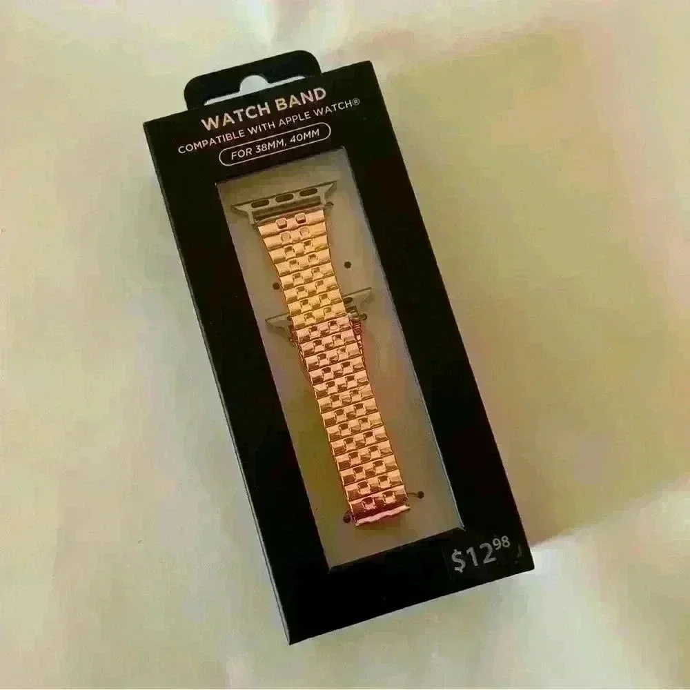 Rose Gold Apple Watch Band - Picture 1 of 3